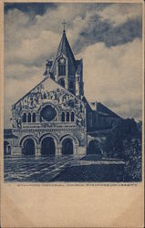 Stanford Memorial Church, Albertype Sepia-Delft Post Cards Postcard