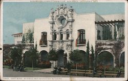 East Wing, Science and Education Building - Panama-California Exposition Postcard