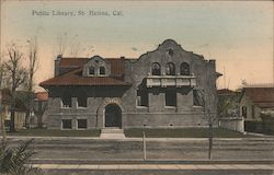 Public Library Postcard