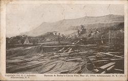 Barnum & Bailey Circus fire, May 21, 1901 Postcard