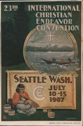 23rd International Christian Endeavor Convention July 10-15 1907 Postcard