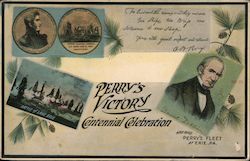 Perry's Victory Centennial Celebration Erie, PA Postcard Postcard Postcard