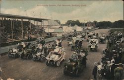 Automobile Parade, Fair Grounds Danbury, CT Postcard Postcard Postcard