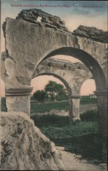 Ruined Arches, First Pepper Tree - San Luis Rey Mission Oceanside, CA Postcard Postcard Postcard