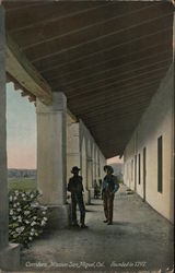 Corridors Mission, Founded in 1797 San Miguel, CA Postcard Postcard Postcard