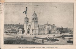 New Mission Dolores Church San Francisco, CA Postcard Postcard Postcard