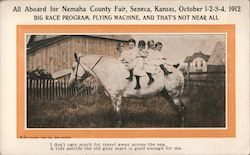 All Aboard for Nemaha County Fair Seneca, KS Postcard Postcard Postcard