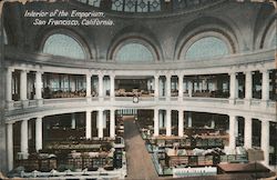 Interior of the Emporium Postcard