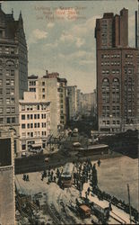 Looking Up Kearny Street from Third Street San Francisco, CA Postcard Postcard Postcard