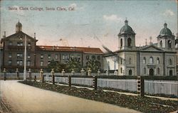 Santa Clara College Postcard