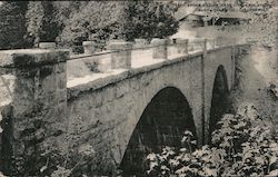 Stone bridge near Congress Springs Saratoga, CA Postcard Postcard Postcard