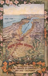 Santa Clara County San Jose, CA Postcard Postcard Postcard