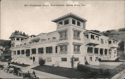 Piedmont Court Apartments Santa Cruz, CA Postcard Postcard Postcard