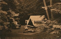 A Camp in Guernewood Park Guerneville, CA Postcard Postcard Postcard