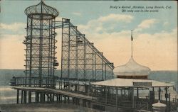 Bisly's Spiral Airship, The Only One in the World Long Beach, CA Postcard Postcard Postcard