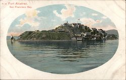 Fort Alcatraz, San Francisco Bay Postcard