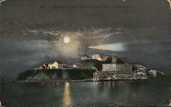 Alcatraz Island, San Francisco Bay Postcard