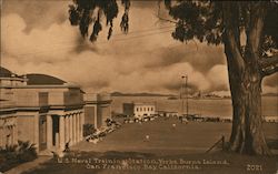 U.S. Naval Training Station, Yerba Buena Island Postcard