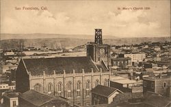 St. Mary's Church 1856 San Francisco, CA Postcard Postcard Postcard