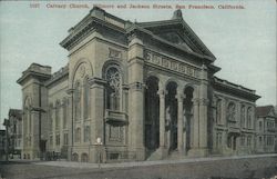 Calvary Church, Fillmore and Jackson Streets Postcard