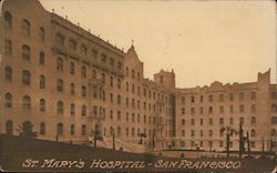 St. Mary's Hospital San Francisco, CA Postcard Postcard Postcard