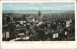 Panorama of City San Francisco, CA Postcard Postcard Postcard