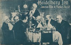 Heidelberg Inn, Junction Ellis & Market Sts. Postcard