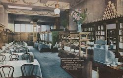 Main Dining Room, Mayflower Restaurant Postcard