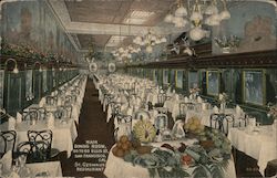 St. Germain Restaurant, Main Dininf Room, 50 to 60 Ellis St. Postcard