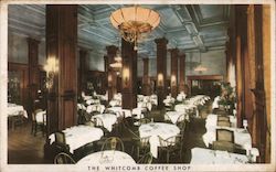 Coffee Shop, Hotel Whitcomb Postcard