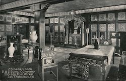 Chinese Room, S. & G. Gump Company, 230-268 Post Street San Francisco, CA Postcard Postcard Postcard