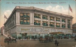 Prager's New Store, Cor. Jones and Market Sts. San Francisco, CA Postcard Postcard Postcard