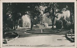 The Park at the Presidio San Francisco, CA Postcard Postcard Postcard