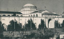 Palace of Liberal Arts in which Burroughs Booth is located at 6th St. and Ave. D. San Francisco, CA Postcard Postcard Postcard