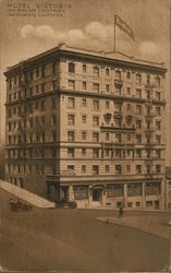 Hotel Victoria - Bush and Stockton Street Postcard