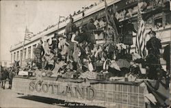 Portola Festival Scotland Float Oct 21, 1909 San Francisco, CA Postcard Postcard Postcard