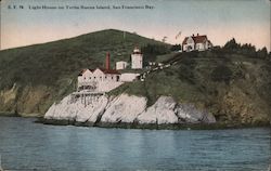 Light House on Yerba Buena Island San Francisco, CA Postcard Postcard Postcard