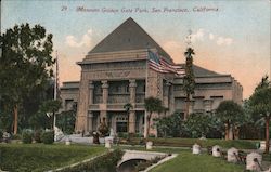 Museum Golden Gate Park Postcard