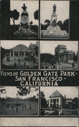 Views of Golden Gate Park San Francisco, CA Postcard Postcard Postcard