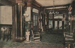 Lobby of the Hotel Adington, Ellis & Leavenworth Sts. Postcard