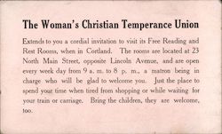 The Woman's Christian Temperance Union Prohibition Other Ephemera Ephemera Ephemera