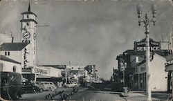 A Scene on Main Street Visalia, CA Postcard Postcard Postcard