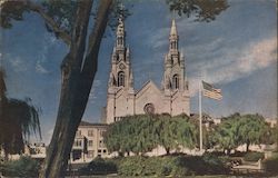 Sts. Peter and Paul Church, Near Columbus Square San Francisco, CA Postcard Postcard Postcard