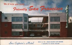 Sea Captain's Motel - We'll help you enjoy friendly San Francisco California Postcard Postcard Postcard