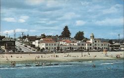 La Bahia Apartment Motel - On the beach Santa Cruz, CA Postcard Postcard Postcard