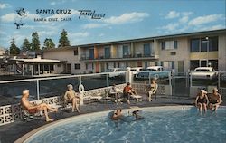 Santa Cruz TraveLodge Postcard