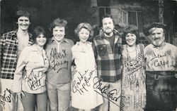 Cast of Chez Nous, Globe Theatre, Albert Finney, Glenn Beck, Pat Heywood Postcard Postcard Postcard