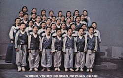 World Vision Korean Orphan Choir Postcard