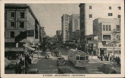 K Street Sacramento, CA Postcard Postcard Postcard