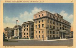 Southern Pacific General Hospital San Francisco, CA Postcard Postcard Postcard